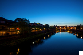 かずえや近郊「浅野川大橋からの夜景」